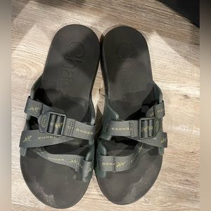 Chaco slip on sandals